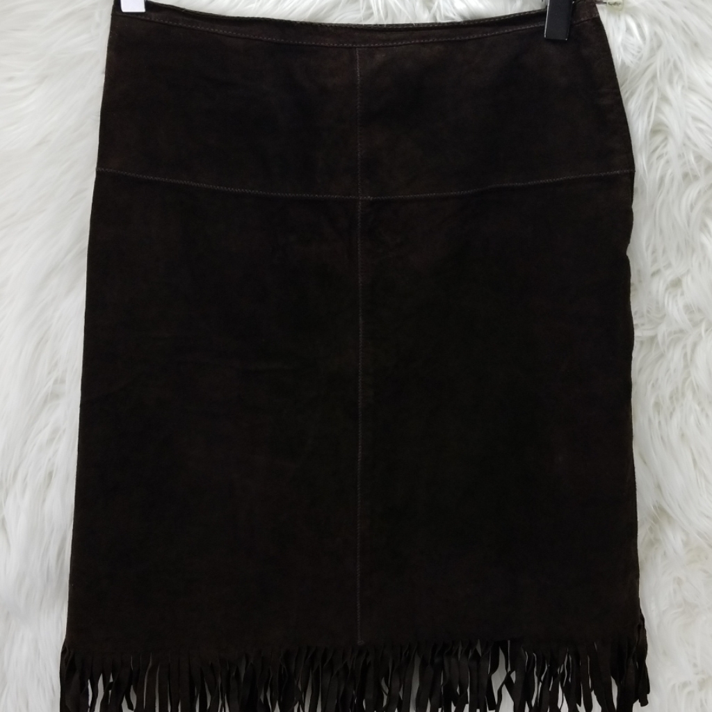 Express World Brand Leather Skirt